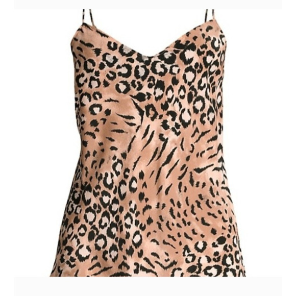 Y2K Paige‎ Cicely Silk Leopard Mobwife Maximalist Glam Fairy Grunge Camisole XS - Picture 2 of 14